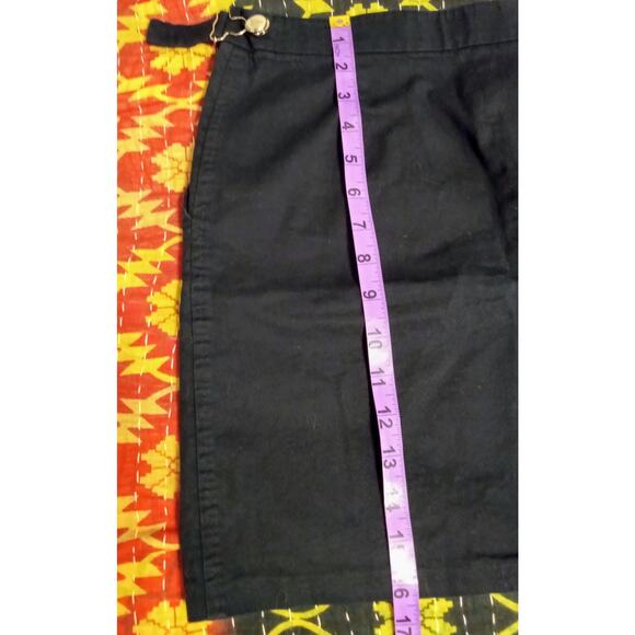 Vintage Emporio Armani Italy Mini Skirt Runway/Y2K Utility Navy – Model ZM7214 - Picture 6 of 11